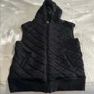 Mono B Black Quilted Vest